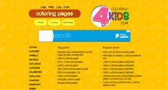 Desktop Screenshot of coloring-4kids.com