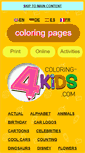 Mobile Screenshot of coloring-4kids.com